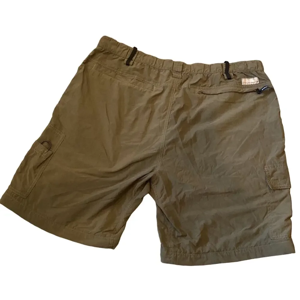THE NORTH FACE Outdoor Hiking Cargo Shorts Dark Green  XL